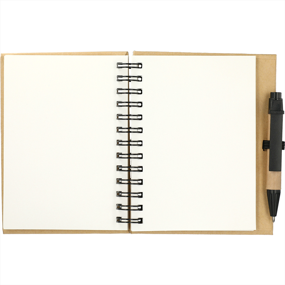 4”’ x 5”’ Eco Stone Notebook with Pen