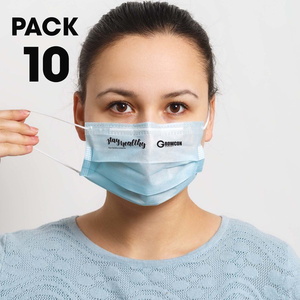 10 Pack – Disposable Face Masks