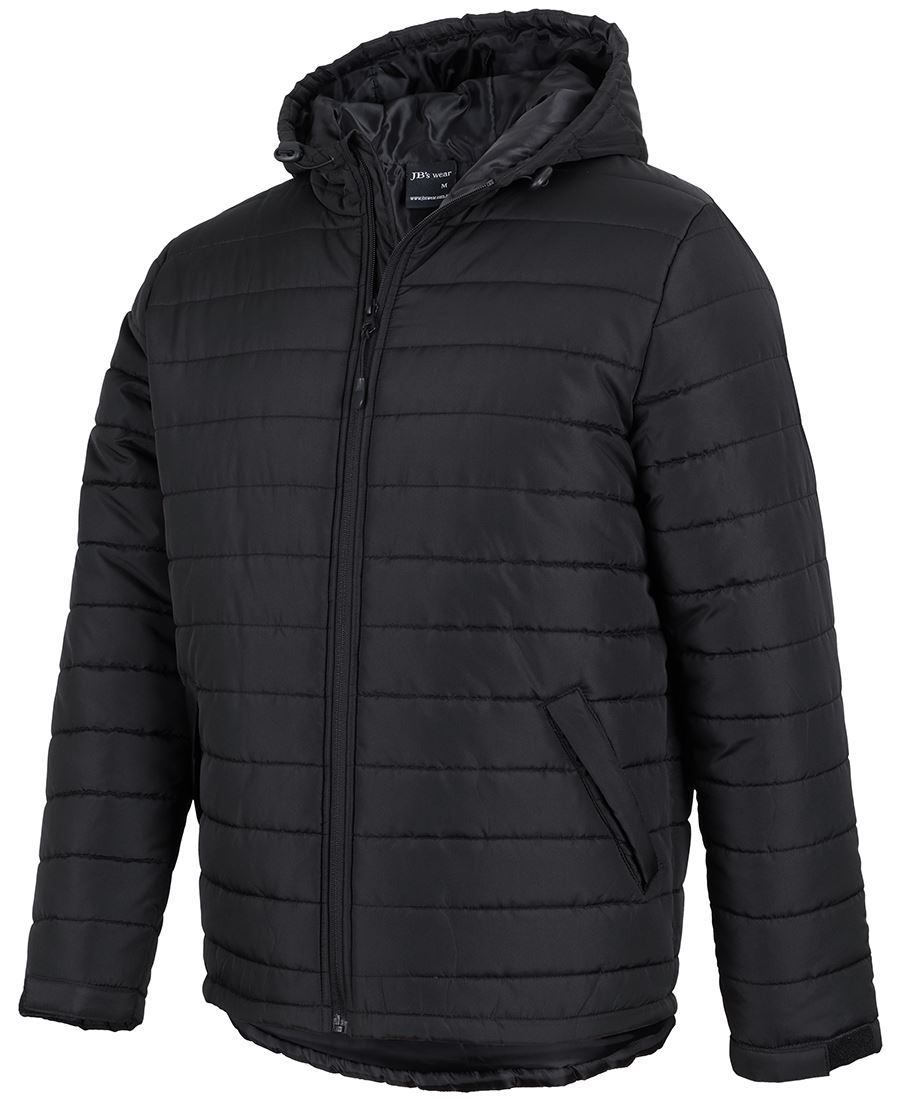 HOODED PUFFER JACKET